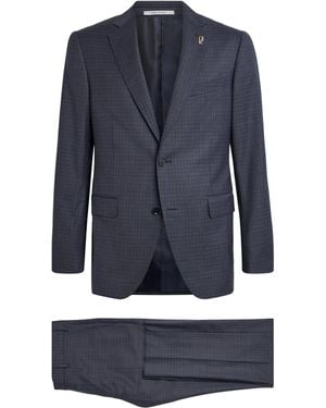 Pal Zileri Wool Check 2-Piece Suit - Blue