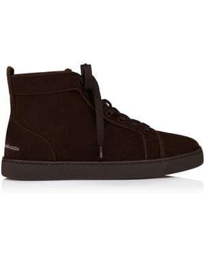 Christian Louboutin Louis Canopy High-Top Trainers - Brown