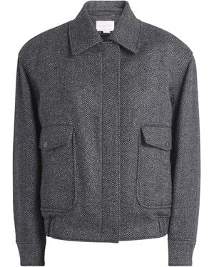 Stella McCartney Wool Herringbone Field Jacket - Gray