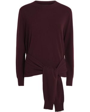 arch4 Cashmere Tie-Waist Eleanor Jumper - Purple