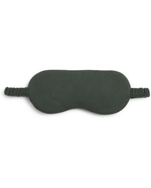 Harrods Brushed Cotton Sleep Mask - Green