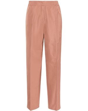 Max Mara Elasticated-Waist Tapered Pants - Pink