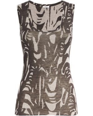 JOSEPH Cashmere-Blend Silla Tank Top - Brown