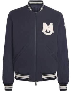 Moncler Down Reversible Vennes Bomber Jacket - Blue