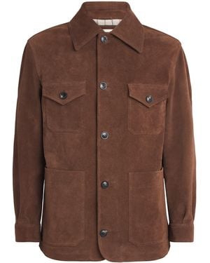 James Purdey & Sons Suede Lyall Jacket - Brown