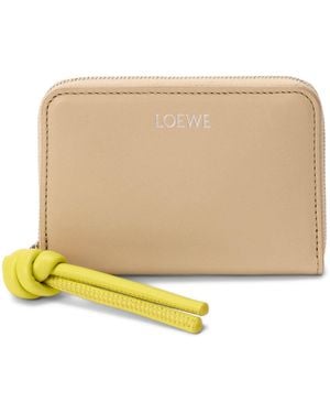 Loewe Leather Knot Coin Purse - Natural