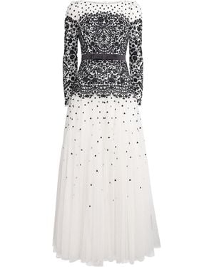 Needle & Thread Gilded Lace Maxi Dress - White