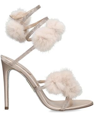 Rene Caovilla Embellished Cleo Sandals 105 - White
