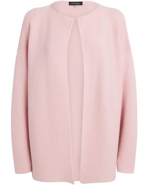 Eskandar Cashmere Open Cardigan - Pink