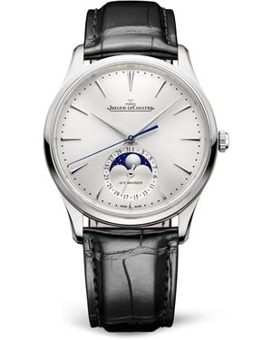 Jaeger-lecoultre Stainless Steel Master Ultra Thin Moon Watch - Grey