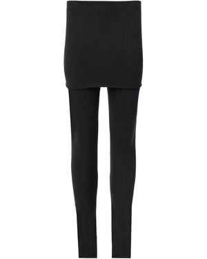 AllSaints Organic Cotton-Blend Raffi Leggings - Black
