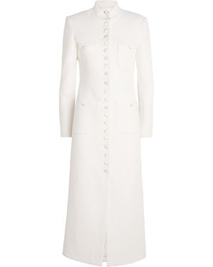 LIBEROWE Cotton Tweed Imperial Coat - White