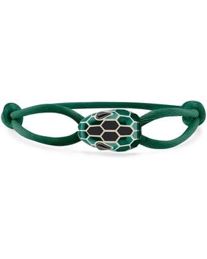 BVLGARI Serpenti Forever String Bracelet - Green