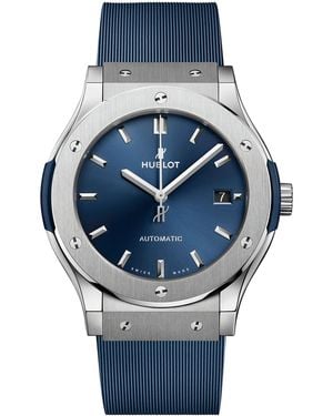Hublot Titanium Classic Fusion Watch - Blue