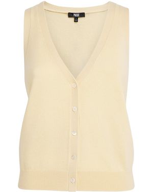 PAIGE Cashmere Anika Top - Natural