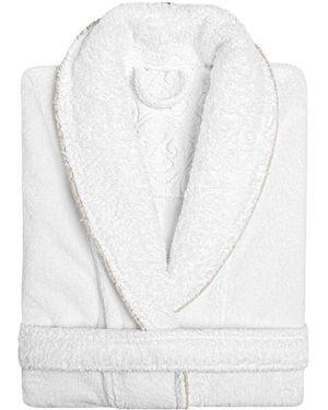 Graccioza Cotton Portobello Bathrobe - White
