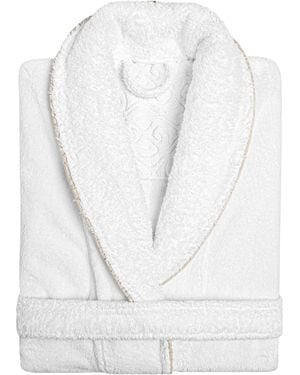 Graccioza Cotton Portobello Bathrobe - White