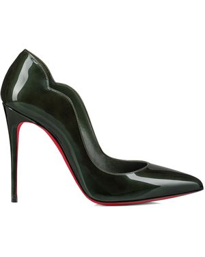 Christian Louboutin Hot Chick Patent Leather Court Shoes 100 - Green