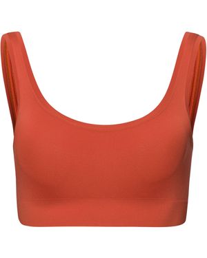 Hanro Touch Feeling Crop Top - Red