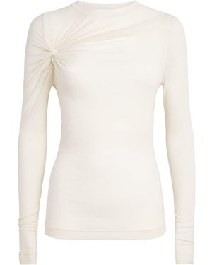 Agolde Lissa Long Sleeve T-Shirt - White
