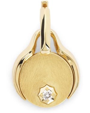 Jade Trau Mini And Diamond Diana Charm - Metallic