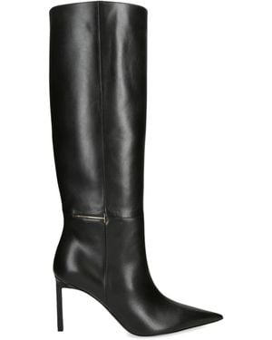 Tom Ford Leather Julianne Knee-High Boots 85 - Black