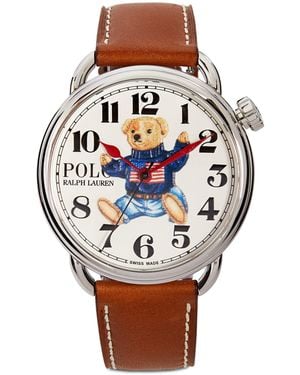 Polo Ralph Lauren Steel Sitting Polo Bear Watch - Gray