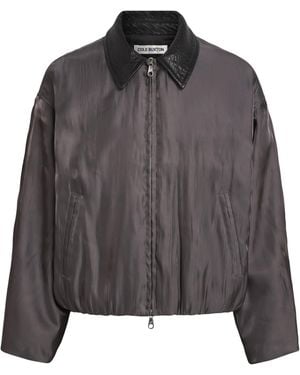Cole Buxton Platinum Bomber Jacket - Grey