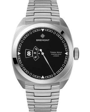 Bremont Stainless Steel Terra Nova Jumping Hour Watch - Metallic