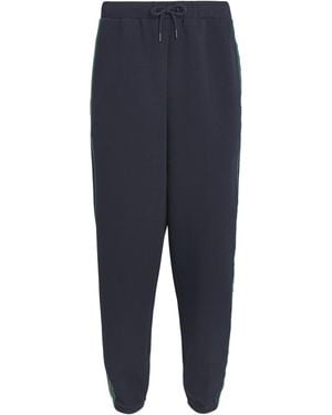 Fred Perry Contrast Tape Sweatpants - Blue