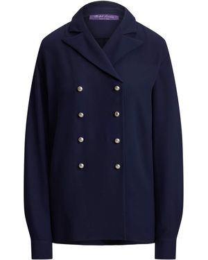 Ralph Lauren Silk Cady Terrel Shirt - Blue