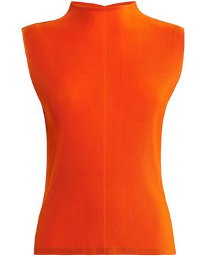 トップス PLEATS PLEASE ISSEY MIYAKE MIST JULY Pleats Please by Issey Miyake Mist July Top - Light Blue | Garmentory