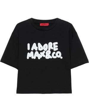 MAX&Co. X Pietro Terzini Printed T-Shirt - Black
