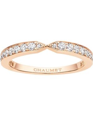 Chaumet And Diamond Triomphe De Wedding Band - Natural