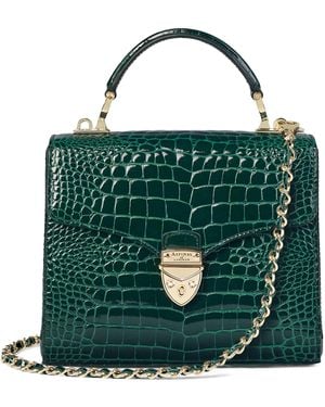 Aspinal of London Midi Mayfair Top-Handle Bag - Green