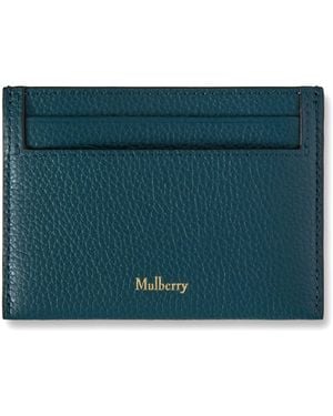 Mulberry Leather Continental Card Holder - Green
