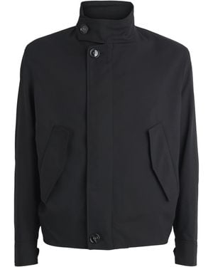 Ami Paris Virgin Wool Harrington Jacket - Black