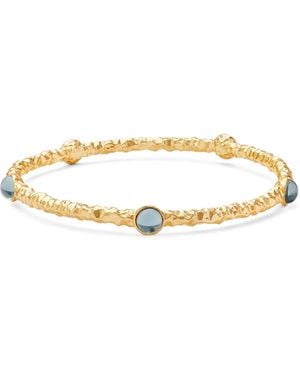 Halcyon Days Plated Cabochon Bangle - Natural