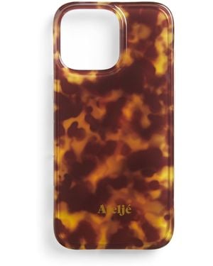 Atelje71 Tortoiseshell Iphone 16 Pro Max Case - Orange