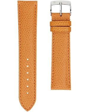 Jean Rousseau Leather Classic 3.5 Watch Strap - Orange