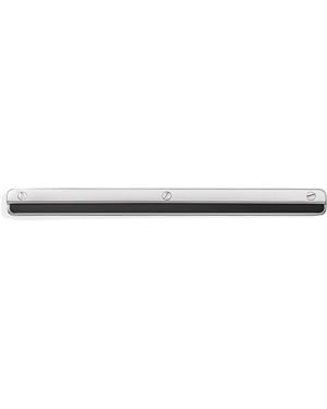 Cartier Stainless Steel Santos De Tie Clip - White