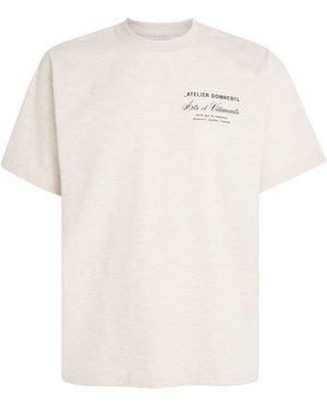 DOMREBEL Cotton Arts Vetements T-Shirt - White