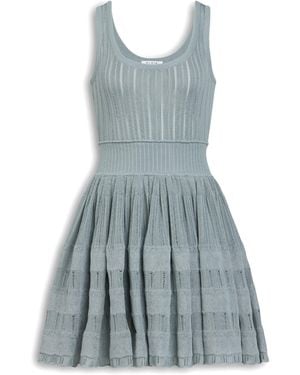 Alaïa Crinoline Mini Dress - Blue