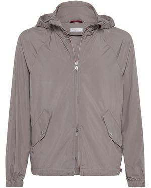 Brunello Cucinelli Techno Fabric Jacket - Grey