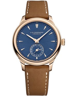 Chopard L.U.C Quattro Mark Iv Watch - Blue