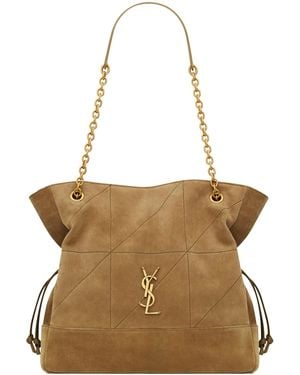 Saint Laurent Small Lambskin Jamie Shoulder Bag - Natural
