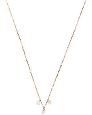PERSÉE And Diamond 3-Stone Danaé Necklace - Metallic