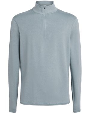 Vuori Ponto Quarter-Zip Sweatshirt - Blue