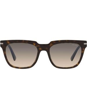 Prada Tortoiseshell Square Sunglasses - Grey