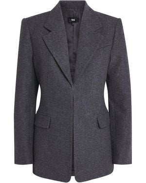 PAIGE Wool-Blend Capelli Blazer - Blue